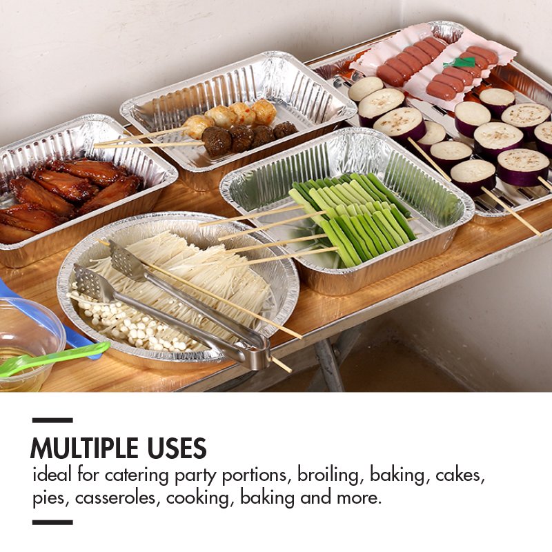 [6 For $9.90] Aluminium Foil Tray (Set of 4) - 220x158x50mm