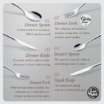 Shogi Stainless Steel Cutlery Set [Dinner Spoon | Dinner Fork | Dinner Knife | Dessert Spoon | Dessert Fork | Steak Knife | Tea Fork | Tea Spoon]